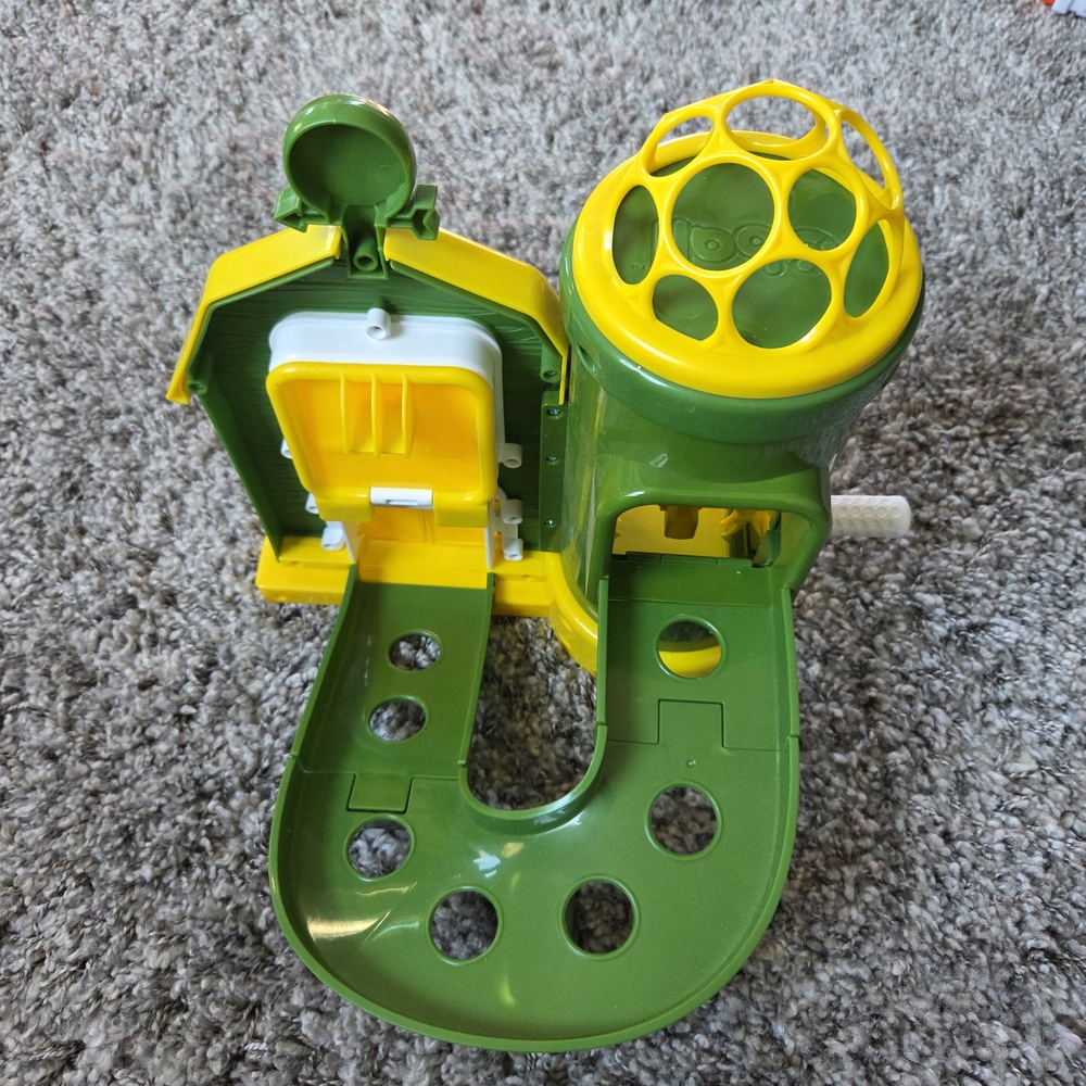 OBall John Deere Green and Yellow Barn Silo Preschool Pretend Play Toy Set - Picture 5 of 5